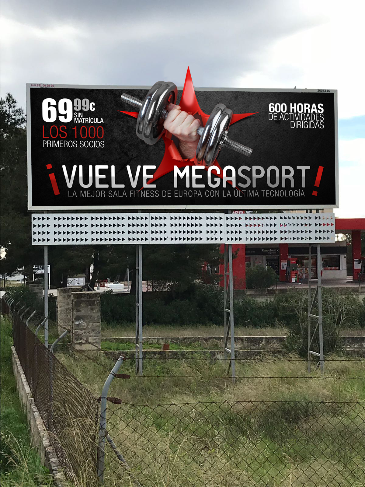 Megasport · Vallas publicitarias